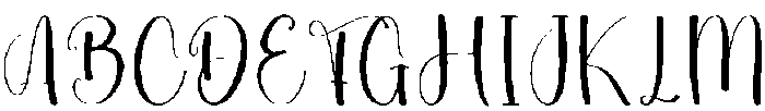 Santaboy Handwriting Regular otf (400) Font UPPERCASE