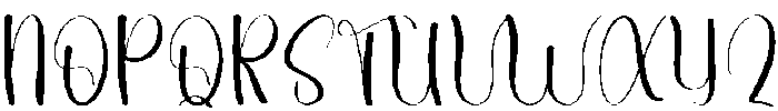 Santaboy Handwriting Regular otf (400) Font UPPERCASE