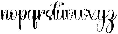 Santaboy Handwriting Regular otf (400) Font LOWERCASE