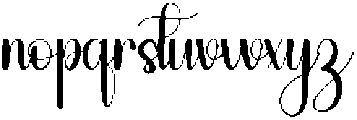 Santas Desember Regular otf (400) Font LOWERCASE