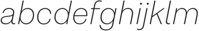 Santi ExtraLight It otf (200) Font LOWERCASE