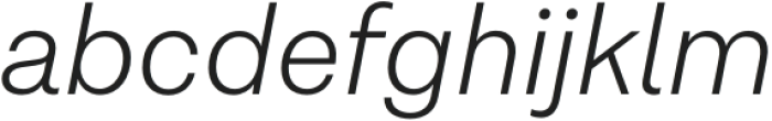 Santi Light It otf (300) Font LOWERCASE