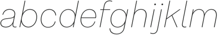 Santi Thin It otf (100) Font LOWERCASE