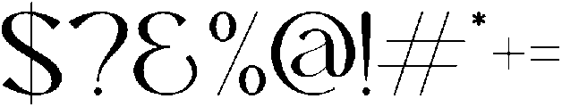 Santiago Regular otf (400) Font OTHER CHARS