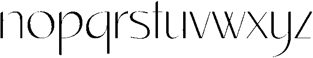 SantiagoRegular otf (400) Font LOWERCASE