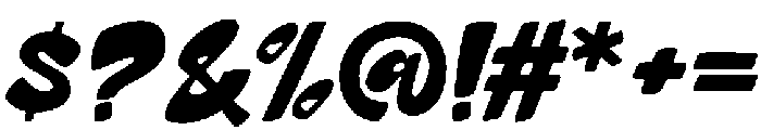 Santorini Regular otf (400) Font OTHER CHARS
