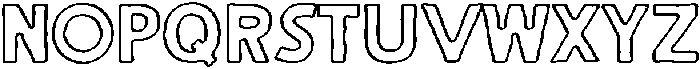 Santorini Sunshine Caps Lighter Outline otf (300) Font LOWERCASE