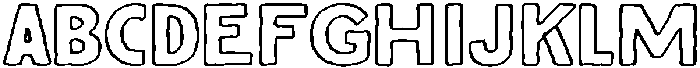 Santorini Sunshine Caps Outline otf (400) Font UPPERCASE