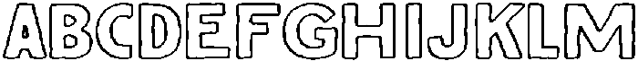 Santorini Sunshine Caps Outline otf (400) FONT