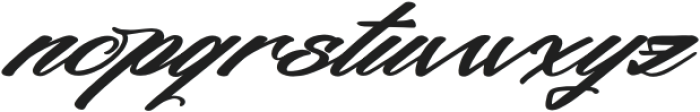 Santos Kulture Italic otf (400) Font LOWERCASE