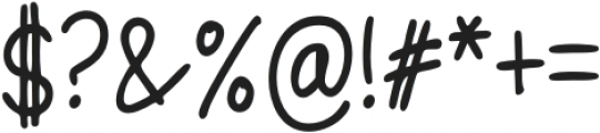 Santosa Handwriting Semi Bold Condensed otf (600) Font OTHER CHARS