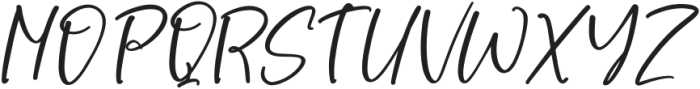 Santtaneck Italic otf (400) Font UPPERCASE