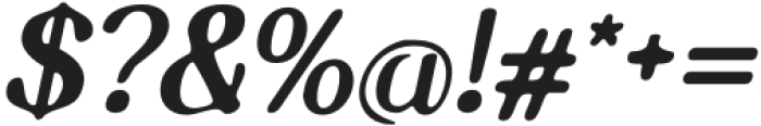 SaphileBlur-Italic otf (400) Font OTHER CHARS