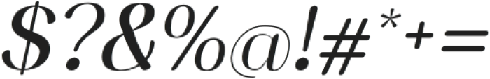 SaphileRounded-Italic otf (400) Font OTHER CHARS