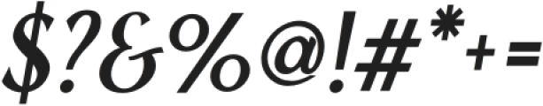 Saphion Regular Italic otf (400) Font OTHER CHARS