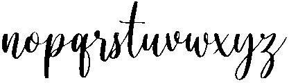 Saphira otf (400) Font LOWERCASE