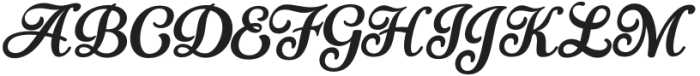 Sapphire Serenity Black Italic otf (900) Font UPPERCASE