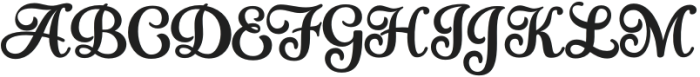 Sapphire Serenity Black otf (900) Font UPPERCASE