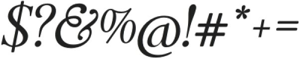 Sapphire Serenity Light Italic otf (300) Font OTHER CHARS