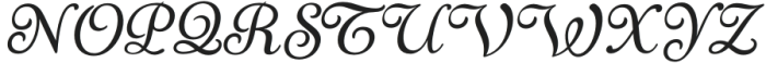 Sapphire Serenity Light Italic otf (300) Font UPPERCASE
