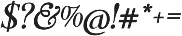 Sapphire Serenity Medium Italic otf (500) Font OTHER CHARS