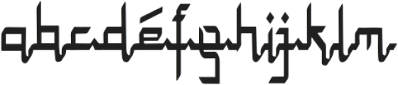 Saqoro Regular ttf (400) Font LOWERCASE