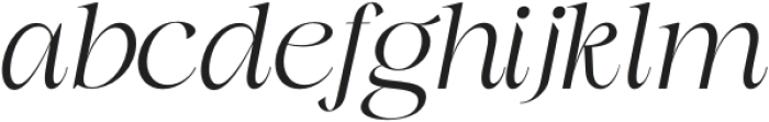 Sarasvati Oblique Italic otf (400) Font LOWERCASE