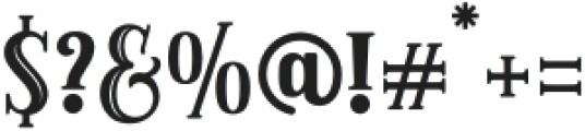 Sarcastic Inline Regular otf (400) Font OTHER CHARS