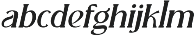 Sartika Italic otf (400) Font LOWERCASE