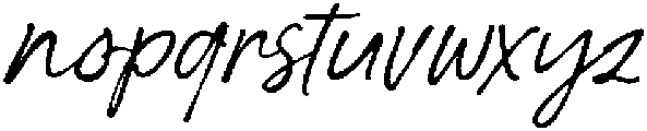 SartyanCanish otf (400) Font LOWERCASE