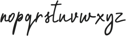 Sassy Charm Regular otf (400) Font LOWERCASE