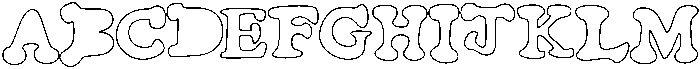 SassySERIF Regular otf (400) Font UPPERCASE