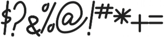 Satalia Signature otf (400) Font OTHER CHARS