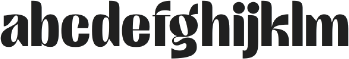 Satigof Extrabold otf (700) Font LOWERCASE