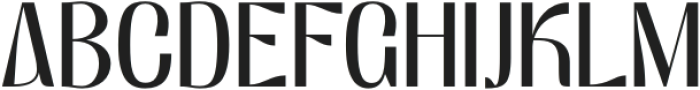 Satigof Regular otf (400) Font UPPERCASE