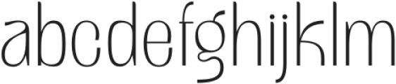 Satigof Thin otf (100) Font LOWERCASE