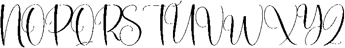 Satisfy Regular otf (400) Font UPPERCASE