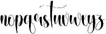 Satisfy Regular otf (400) Font LOWERCASE