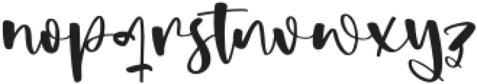 Satisfy Twisted otf (400) Font LOWERCASE