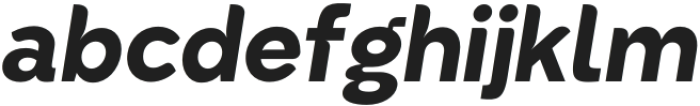 Sato Bold Slanted otf (700) Font LOWERCASE