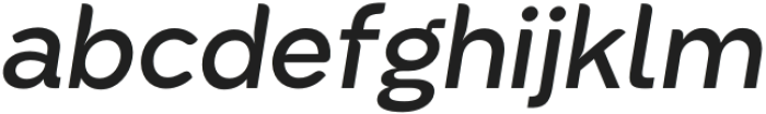 Sato Medium Slanted otf (500) Font LOWERCASE