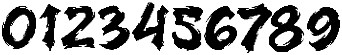 Satori Brush Regular otf (400) Font OTHER CHARS