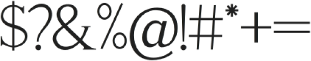 Satreva Nova Serif Ligature otf (400) Font OTHER CHARS