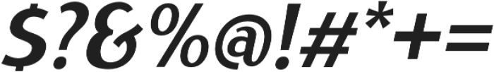 Satrio Semi Bold Italic otf (600) Font OTHER CHARS