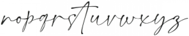 Sattamy Signature Regular otf (400) Font LOWERCASE