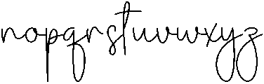 Saturday Holiday Regular otf (400) Font LOWERCASE