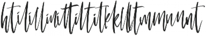 Saturday Lovers Ligatures otf (400) Font LOWERCASE