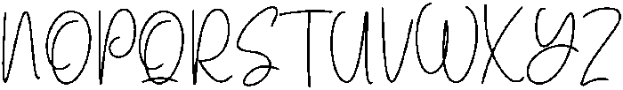 Saturday Regular otf (400) Font UPPERCASE