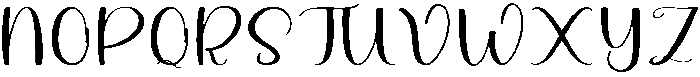 Saturday Regular otf (400) Font UPPERCASE