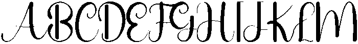 Saturday Regular otf (400) Font UPPERCASE